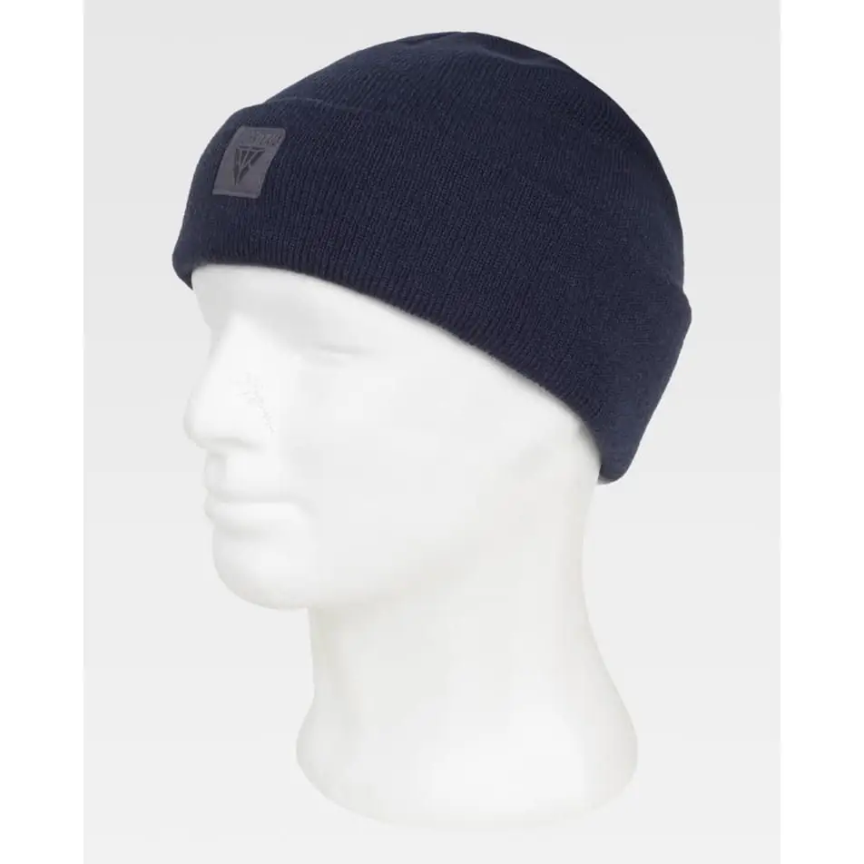Gorro WorkTeam WFA918 3 Gorro WorkTeam WFA918, Marino oscuro, vista oblicua sobre maniquí