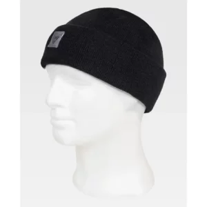 Gorro WorkTeam WFA918, Negro, vista oblicua sobre maniquí