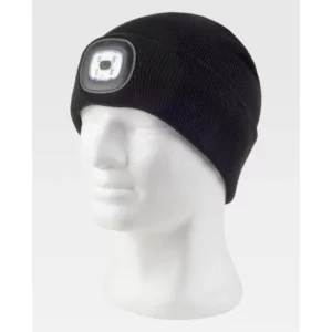 Gorro WorkTeam WFA921, Negro, vista oblicua sobre maniquí