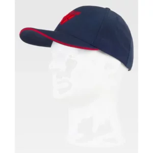 Gorra WorkTeam WFA943, Marino, vista oblicua sobre maniquí