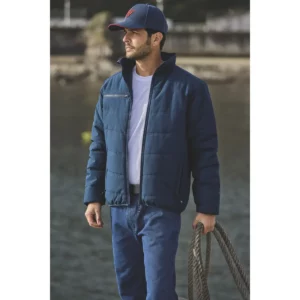 Gorra WorkTeam WFA943, Marino, persona; vista frontal oblicua