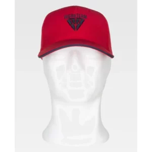 Gorra WorkTeam WFA943, Rojo, vista frontal